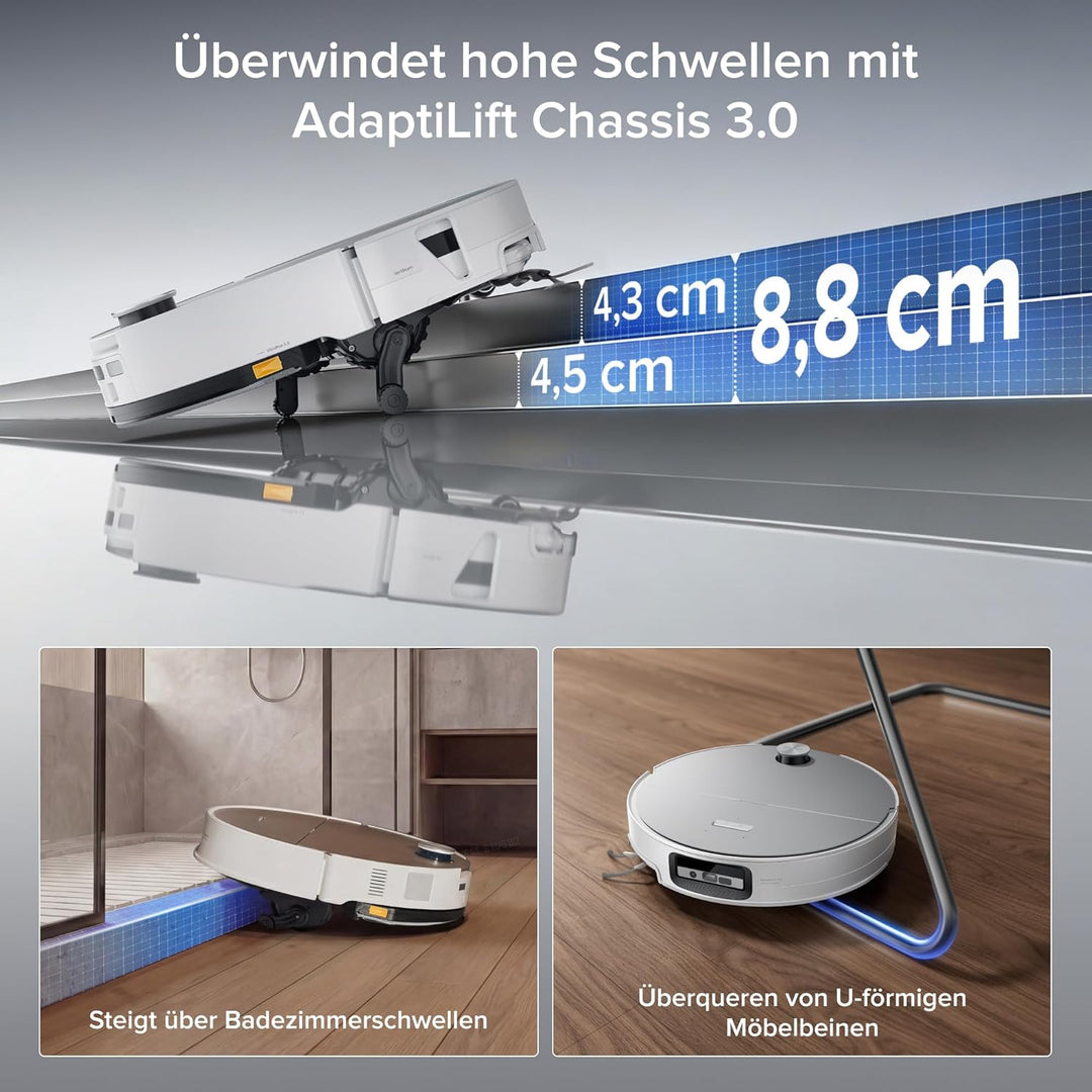 roborock Saros 20 Sonic Saugroboter mit Wischfunktion, VibraRise 5.0 Wischsystem, 36,000 Pa Saugkraf