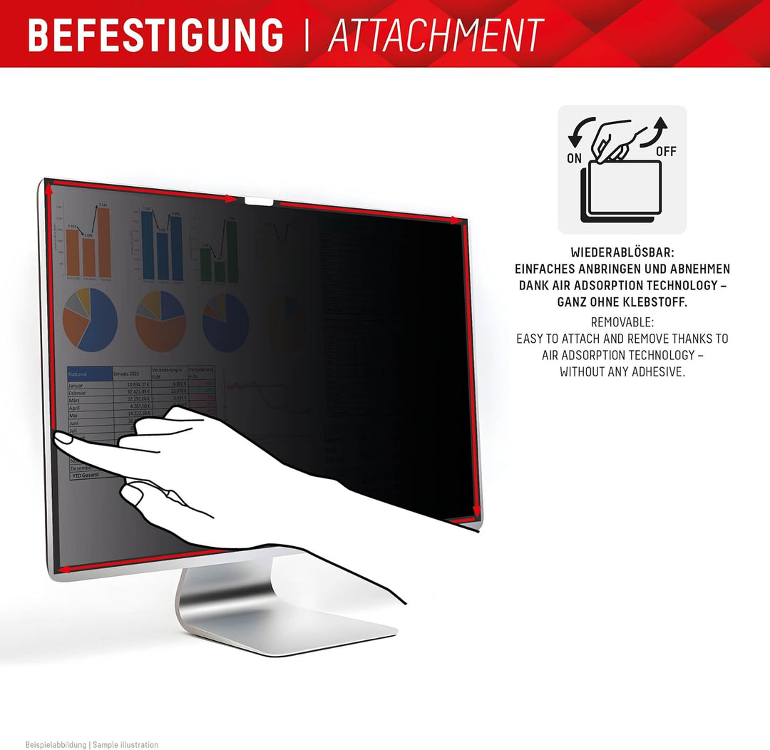 Displex PRIVACY SAFE Magnetischer 2-Wege Blickschutzfilter für Apple (iMac 24" M1 (2021)/ M3 (2023)/