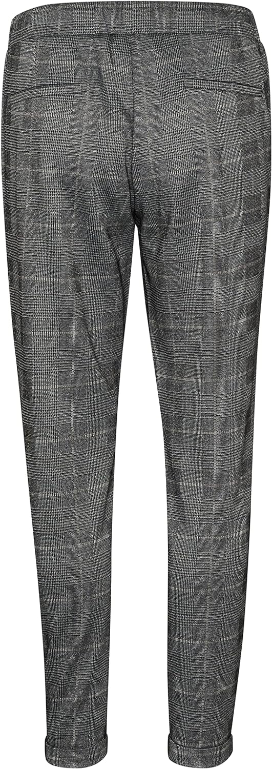 Kaffe Damen KAlizza 7/8 Pants Freizeithosen, Schwarz/Grau, Large