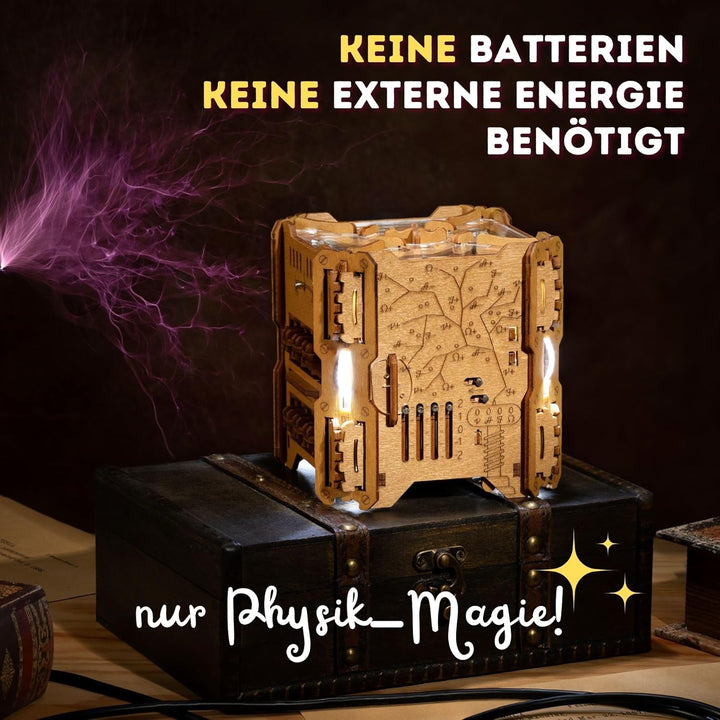 PUZZLE POTATO Tesla Puzzle Box - Escape Room Spiel mit Elektronischen Rätseln - Puzzlebox - Knobelsp