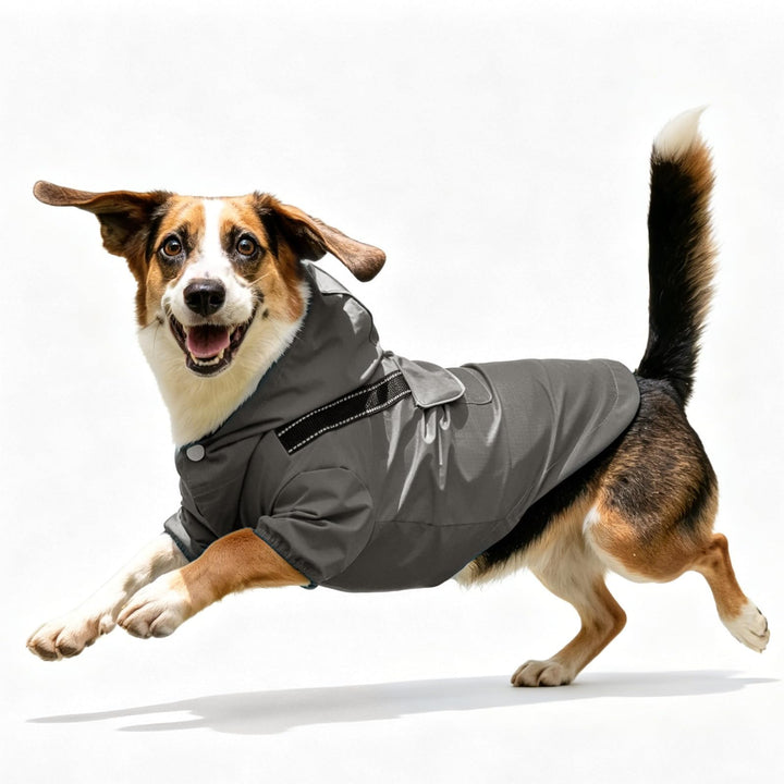 JoyDaog Regenmantel für extra kleine Hunde mit Kapuze, wasserdichte Outdoor-Regenjacke für Hunde, We