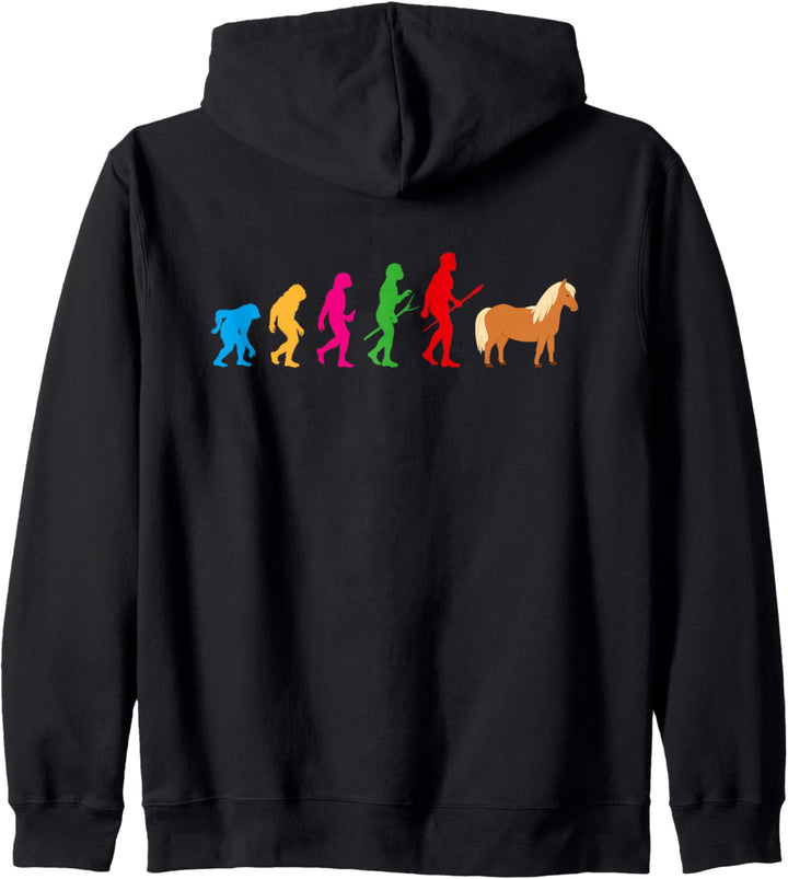 Islandpferd Isländer Island Pony Pferd Reiten Evolution Kapuzenjacke