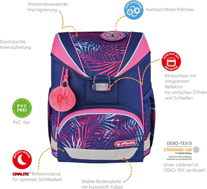 herlitz Schulranzen Ultralight Plus Tropical Chill, 1 Stück