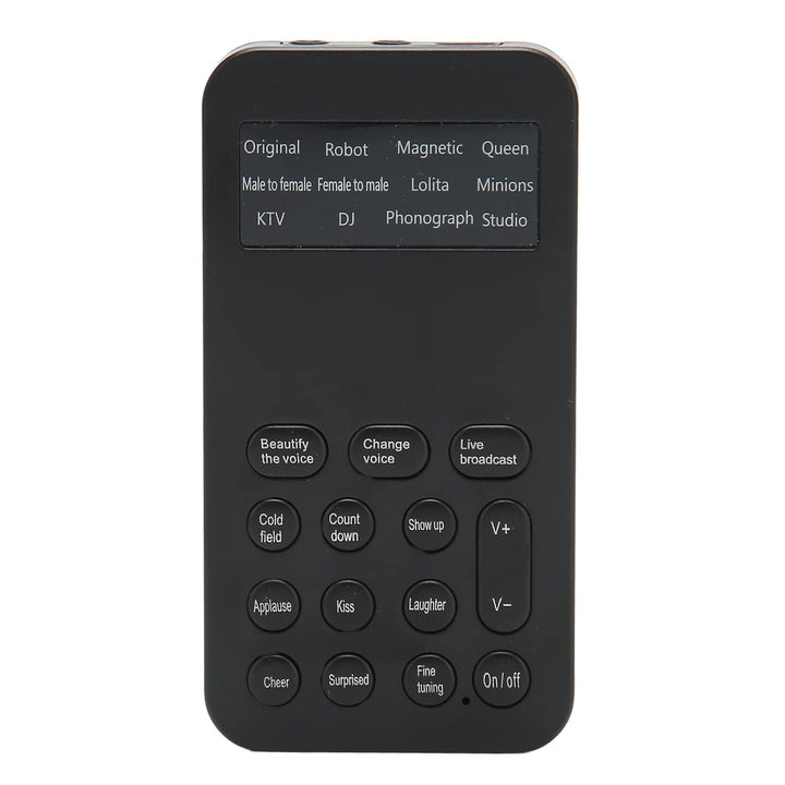 Ghostface Voice Changer, Handheld Microphone Voice Changer, Portable Voice Changer Device, with 8 So
